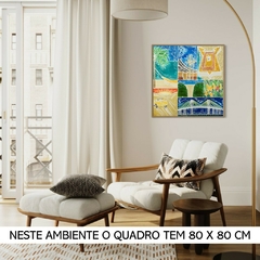 Quadro Natal Cidade do Sol - Reprodução em Tela