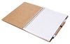 Medida 21 x 15cm Cuaderno ecológico y bolígrafo, Con Logo IMPRESO, Cada Uno, Mínimo de Compra x 100 unidades - tienda online