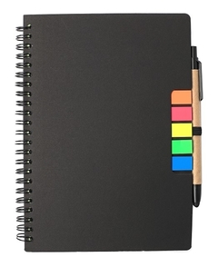 Medida 21 x 15cm Cuaderno ecológico y bolígrafo, Con Logo IMPRESO, Cada Uno, Mínimo de Compra x 100 unidades en internet