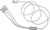 Cable USB para Celulares Iphone/Android, Impresos, Cada Uno, minimo de venta 100 unidades