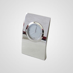 Reloj de Escritorio Curvo Metálico, Mínimo de compra 50 unidades