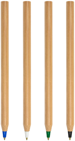 Boligrafos Madera Bamboo, Con Tu Logo, Minimo de compra x 100 unidades