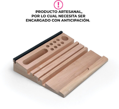 Imagen de Set de Escritorio, soporte notebook madera, ecológico, Con Logo, Cada Uno, Mínimo de Compra x 100 unidades