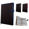 Cuaderno A5 medidas 14x21cm anotador cuero eco con renglones, Con Logo, Cada Uno, mínimo Impresión x 50