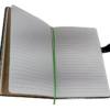 Cuaderno A5 medidas 14x21cm anotador cuero eco con renglones, Con Logo, Cada Uno, mínimo Impresión x 50 - ADN Merchandising