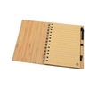 Cuaderno anotador bamboo ecologico con boligrafo Medidas 18x14.2cm Cada Uno - OPCION GRABADO - comprar online