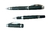 Bolígrafos Metálicos negro con detalles cromados medio giro y capuchon - OPCION GRABADO