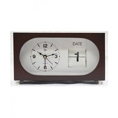Reloj de escritorio madera con Logo, CADA UNO, MInimo de compra 30 unidades