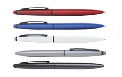 Bolígrafos Metálicos Touch táctil , con logo, minimo de compra 100 unidades