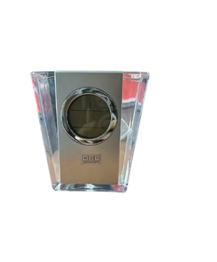 Reloj acrilico cristal silver C/Uno, OPCION GRABADO