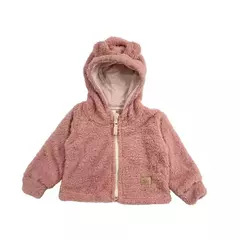 Campera corderito rosa