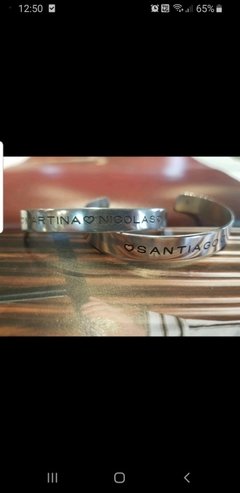 Pulsera esclava personalizada