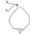 Pulsera tennis acero dije diamante - comprar online