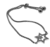 Pulsera tennis acero dije estrella - comprar online