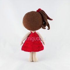 Boneca Luly Amigurumi - Amiguchos Arte em Crochê