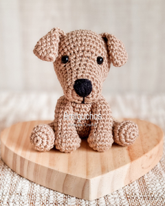 Cãozinho Caramelo Amigurumi