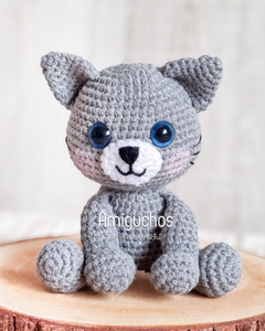 Gatinho Kawaii Amigurumi