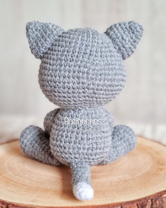 Gatinho Kawaii Amigurumi na internet