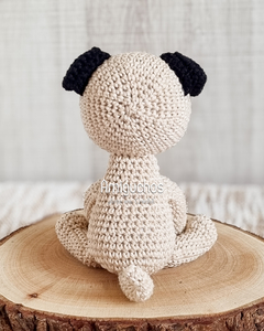 Mini PUG Amigurumi - Amiguchos Arte em Crochê