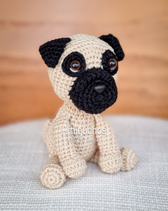 Imagem do Mini PUG Amigurumi