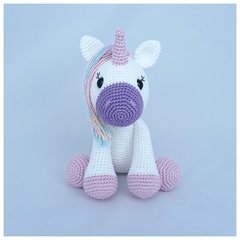 Unicórnio Pistache Amigurumi - Amiguchos Arte em Crochê