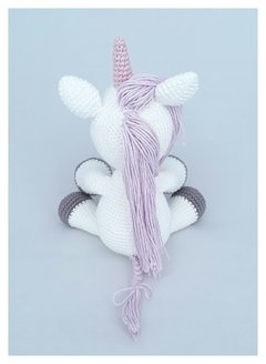 Unicórnio Pistache Amigurumi - Amiguchos Arte em Crochê