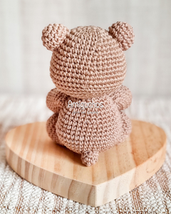 Ursinho Teddy Amigurumi - Amiguchos Arte em Crochê