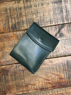 Billetera de cuero con bolsillo para monedas rojo negro azul suela marron Art. 274