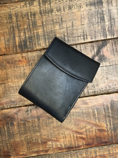 Billetera de cuero con bolsillo para monedas rojo negro azul suela marron Art. 274
