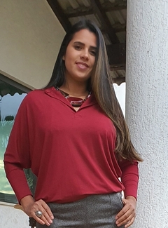 BS-0307B-196 Blusa/camisa marsala - Kelch