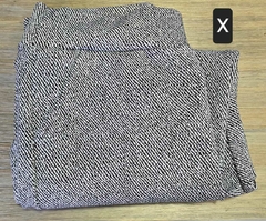 CA-0173 (X) - Calça de malha grossa com bolso cinza claro - loja online