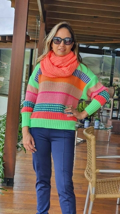 GL-0096- Golão tricot de lã 2V, papaia na internet