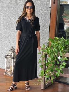 VE-0508- Vestido interessante preto - comprar online