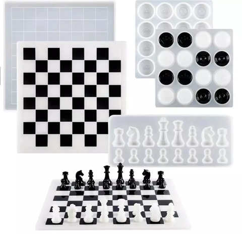 KIT DE MOLDES JUEGO AJEDREZ PLANCHA