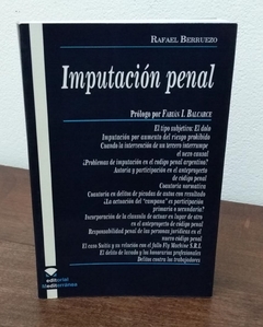 Imputación penal. AUTOR: Rafael Berruezo