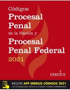 Código Procesal Penal Nación Y Procesal Federal 2021 - Rustico