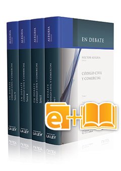 En debate. Derecho civil y comercial. 4 tomos. AUTOR: Alegría, Héctor