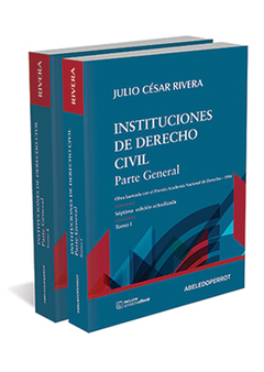 Instituciones de derecho civil. Parte general. 2 tomos + E-BOOK AUTOR: Rivera, Julio C.