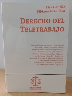 DERECHO DEL TELETRABAJO - ELSA GENTILE