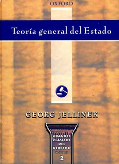 Teoría general del estado. AUTOR: Georg Jellinek. - comprar online
