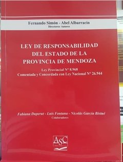 Ley de responsabilidad del estado AUTOR: Simón, Fernando