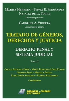 Tratado de géneros derechos y justicia - Derecho Penal y Sistema Judicial 2 tomos HERRERA Marisa - comprar online
