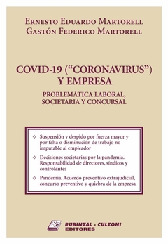COVID-19 "Coronavirus" y Empresa. AUTOR: Martorell Ernesto