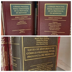 Código procesal penal comentado de Mendoza. + Leyes de Reformas. Coussirat - Peñaloza 3 tomos de lujo