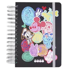 Agenda Diaria Con Espiral 2025 Mickey Mouse Moving - Regagift