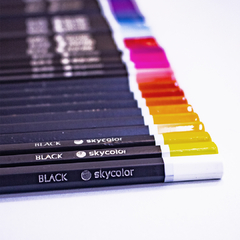 Lapices De Colores Skycolor Black Supersoft x48 piezas - Regagift