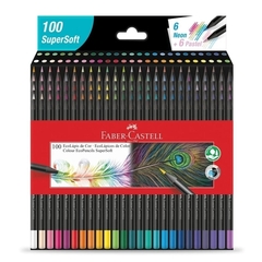 Lápices De Colores Eco Supersoft X 100 Faber-castell