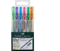 Boligrafos en gel Faber Catell x 6 unidades