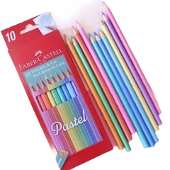 Lapices De Colores Pasteles Faber Castell Eco X 10 - comprar online