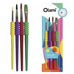 Set de Pinceles Olami x4 - comprar online